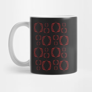 Geometric red decoration Mug